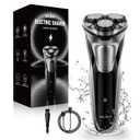Sejoy Electric Shavers for Men, Mens Electric Razors Cordless, Rechargeable Razor with Pop-up Trimmer, Portable Travel Shavers Waterproof IPX7, 3D Floating Head, USB Charging
