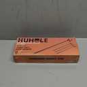 HUHOLE Black Pegboard Hooks 12 Inch, 25PC, Heavy Duty Peg Board Hooks, Fit 1/4" Peg Board