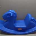 Little Tikes Rocking Horse Blue, 33.00 L x 10.00 W x 17.50 H Inches