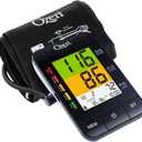 Ozeri BP9W Arm Blood Pressure Monitor with Split-Screen Hypertension Color Alert Technology
