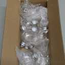 10Pcs Booze Balls Christmas Ornaments Fillable Booze,Clear Christmas Ornament Drink Balls,Ornament Shot Glasses for Xmas Home Holiday Wedding Party Decoration