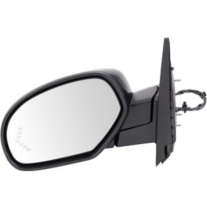 TRQ Left Mirror Drivers Side Compatible with 07-13 Chevrolet GMC GM1320377