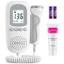 Pocket Baby Heartbeat Monitor Pregnancy Accessories,Portable Doppler Fetal Heart Rate Monitor for Home Use