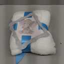 Baby Monthly Milestone Blanket - Organic Plush Fleece Photography Background Prop for Boy Girl Newborn Soft Elephant Blanket with Frame Large 47''x40''