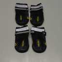 QUMY Dog Shoes for Large Dogs, Medium Dog Boots & Paw Protectors for Winter Snowy Day, Summer Hot Pavement, Water-Resistant in Rainy Weather, Outdoor Walking, Indoor Hardfloors Skid-Resistant Sole (Size 8: 3.0''x3.3"(W*L) (Pack of 4))