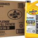 Pennzoil Platinum Full Synthetic 5W-30 Motor Oil (5-Quart, Case of 3)