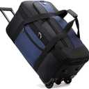 Large Rolling Duffel Bag with Wheels, 34" (130L) Expandable Weekend Travel Waterproof Bag Expandable design