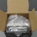 Mueller Vegetable Chopper Mandoline Slicer, Food Veggie Chopper, Cheese Grater, Onion Vegetable Cutter with Container, Dicer, Kitchen Gadgets & Essentials, White Sand/Grey (6 blade)