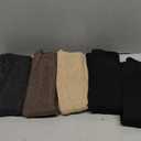 Warm Knee High Socks for Women-Thermal Cotton Socks for Hiking,Work,Winter,Gifts Mixed Color 3(5 Pack Women)