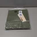 Dokotoo Women's Casual Jumpsuits Ribbed Front Pocket Loose Overalls One Piece Sleeveless Wide Leg Long Pant Rompers (Green, M)