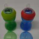 AVENT Philips Spout Sippy Cup with Soft Spout and Leak-Proof Design, Blue/Green, 10oz, 2pk, SCF801/21 (10 Ounce)
