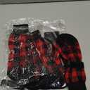 EXPAWLORER Anti-Slip Dog Socks-Double Sides Grips Traction Control on Hardwood Floor,Dog Shoes for Hot/Cold Pavement,Best Paw Protector,Prevents Licking,for Puppy Small Medium Large Senior Dogs (Black&Red)