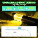 Solar Pathway Lights Outdoor 4 Pack, Stainless Steel Solar Garden Lights, Bright 35LM Warm White LED, Auto On/Off IP65 Waterproof Path Lights for Yard, Lawn, Walkway, Patio, Driveway