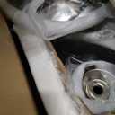 Yaheetech Bar Stools Set of 2, PU Leather Adjustable Swivel Barstools, Hydraulic Kitchen Counter Height Bar Chairs with Armrest and Back for Bar, Kitchen, Dining Room, White