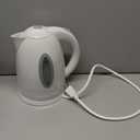 OVENTE Electric Kettle, 1.7L Fast Boiling Water Heater for Coffee or Tea, BPA Free with Water Level Gauge, Auto Shut-Off, Boil-Dry Protection, Indicator Light and Removable Filter, White KP72W