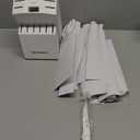 15-Piece White Kitchen Knife Set with Built-in Sharpening Stone, Ergonomic Triple Rivet Fixed Handles, Dishwasher Safe