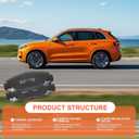 Premium Ceramic Disc Brake Pad Set - Compatible With Select Acura CL, RL, TL, TSX; Honda Accord; FRONT