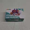 KMUYSL Baby Toys 0-12 Months, My First Sports Bag Plush Toy - 4 Sensory Balls Soft Toys with Crinkle, Rattles for 0-3-6-9-12 Month Newborn Infant, 1st Birthday for Babies Boys Girls Age 1