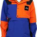 ADDIRFENG.Jacket for Men & Women.Color: Black, Blue, Orange  Size: XL