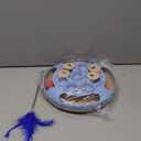 Cat Puzzle Toys Games Level 3 in 1 with Track Balls, Interactive Mentally Stimulating cat toys for IQ Training,Feather Teaser & Treat Feeder, Enrichment for Indoor Cats, Kitty Gift (Blue)