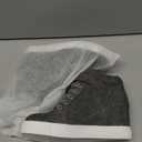 Athlefit Women's Lace Up Wedge Sneakers High Top Fashion Sneakers Ankle Booties Size 7 Grey