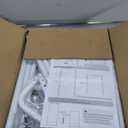 Adjustable Wedding Welcome Sign Stand with 2 Pair Hanging Straps, Welcome to Our Wedding Sign Holder Stand for Reception, Heavy Duty White Easel Stands for Sign Poster, Metal Floor Standing