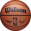 WILSON NBA Official Game Basketball - Brown, Size 7-29.5"