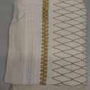 ZeeMart 2 Packs Cotton Boho Throw Pillow Covers 16x16 Inch Grid Brown, Soft Farmhouse Decorative Couch Pillow Cases Neutral Cushion Covers for Sofa Bed Living Room Home Decor