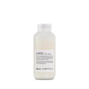 Davines LOVE/Curl Hair Cream, Lightweight Leave-On Serum for Wavy and Curly Hair - Defines Curls for Better Softness & Shine without Leaving Residue with Baobab Pulp