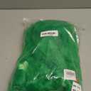 Berlune 2 Pairs Faux Fur Fuzzy Leg Warmers Furry Wrist Cuffs Fluffy Boot Covers for Women Girls Winter Valentines Costume (Green)