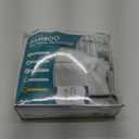 PlushDeluxe Premium Bamboo Mattress Protector  King Size, Waterproof, & Ultra Soft Breathable Noiseless Washable Bed Mattress Cover for Comfort & Protection - White