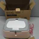 Baby Wet Wipe Warmer, Dispenser, Holder and Case - Easy Press On/Off Switch