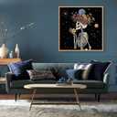 3 x ShiCattle Skull Diamond Art Kits for Adults Beginners,DIY Full Round Drill Diamond Painting Kits Flower,Paint by Diamonds Dot Gem Art Crystal Easy,Home Wall Decor 13.7X 13.7Inch (HDP0014-35x35)