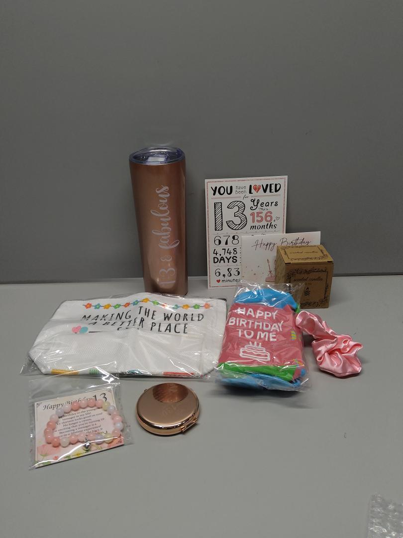 13th Birthday Gifts for Girls, 13 Year Old Girl Born in 2012 Gifts 10 Pieces Unique 13th Birthday Gift for Daughter, Niece, Granddaughter, Official Teenager 13 Year Old Bday Gift for Her, Teen Girl