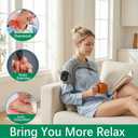 Triple Method Shoulder Massager, with Heat Compression & Vibration, Triple Therapy Shoulder Massager for Shoulder Pain Relief and Muscle Relaxation, One Size Fits Most