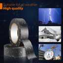 10 Pack Black Electrical Tape Waterproof3/4 in x 60ftHigh Temperature Electric Tape Weatherproof Home Outdoor Multipurpose Insulating Wire WrappingMaximum Voltage