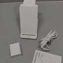 Wireless Charging Station, 3 in 1 Fast Wireless Charger Stand for Multiple Devices Apple Watch Ultra Series 10 9 8 7 6 SE 5 4 3 2, iPhone 16 15 14 13 12 11 Pro Max/Plus/Mini/X/XS/Max/XR/SE, Airpods (White)