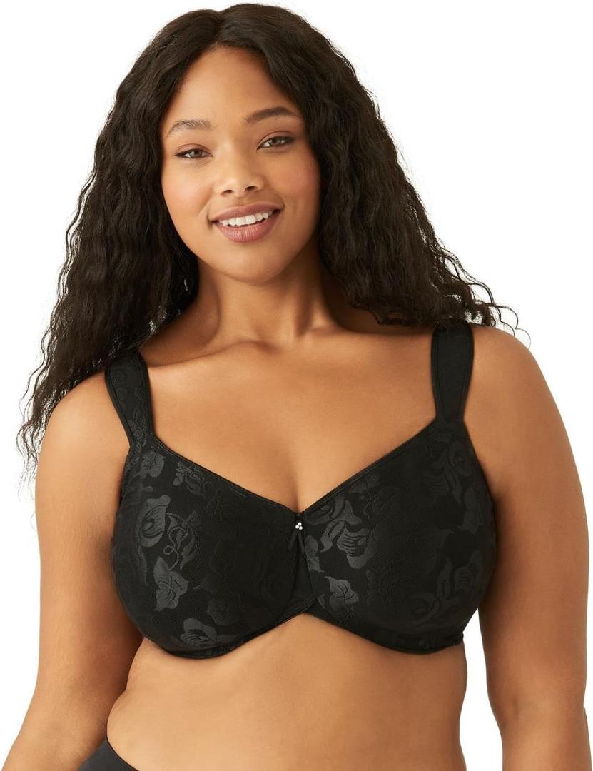 Wacoal Women's Awareness Full Figure Underwire Bra (36DDD, Black)