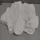 Hanes Girls' Uniform Crew Socks, Plain White Crew Socks, Knit Crew Socks for Girls, 10-pairs (Large)