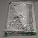 Forestchill Window Air Conditioner Side Panel with Frame, Fit Most 15,000 BTU Units, Room AC Accordion Filler Curtain Kit Replacement, Include Window AC Side Panels & Frames