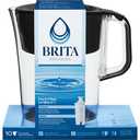 BRITA WATER PITCHER 10 CUP BLACK