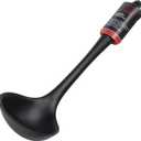 Chef Craft Premium Silicone Cooking Ladle, 11.25 inch, Black