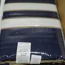 Comfort Spaces Quilt Set Trendy Casual Fun, Vibrant Color Design, Hypoallergenic All Season, Lightweight Coverlet Bedspread Cozy Kids Bedding & Sham Twin/Twin XL Verone White Blue Stripe 2 Piece