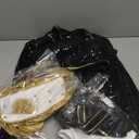 Cosfun Womens Cosplay Costume Set Black Golden Jacket Top Skirt Uniform Suit Dancing Stage (X-Small, Multicolored)