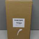 SMARTAKE Paper Towel Holder, Paper Towel Dispenser Standing Weighted Base Non Slip, Spring Arm for Easy Tear, Stainless Steel Paper Towel Holder for Home Kitchen Countertop Tabletop, Silver