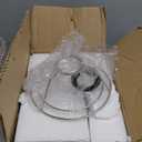 14.25" Small Table Lamp for Living Room Farmhouse Bedside Resin Single Lamp with White Owl Lamp Shape for Bedroom Retro Rustic Nightstand Lamp