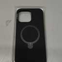 TORRAS Magnetic for iPhone 16 Pro Max Case Silicone with Stand, Fit for MagSafe, 360 Ring Stand with Camera Control, Ostand Q3 Silicone Rubber Soft Case for iPhone 16 Pro Max 6.9'', Obsidian Black