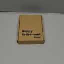 Retirement Gift - Happy Retirement Gear. Funny Retirement Gifts for Men and for Women. Cool, Fun, Best Gifts for Retirement with Happy Retirement Card. 8 oz Stainless Steel Flask.