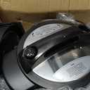 Nuwave Duet Air Fryer, Electric Pressure Cooker & Grill Combo, 540 IN 1 Multicooker with 3 Removable Lids, Slow Cook, Sauts, Dehydrator, 18/10 SS Pot, Sure-Lock Safety Tech & 13 Deluxe Accessories, 6QT