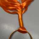 Yan Dream Straight Orange Wig Orange Headband Wig Cosplay Party